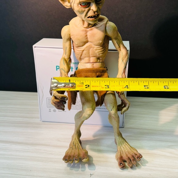 Lord of the Rings 10'' GOLLUM SMEAGOL MARVEL  Toy Biz USED 2003 VINATGE - Picture 14 of 16